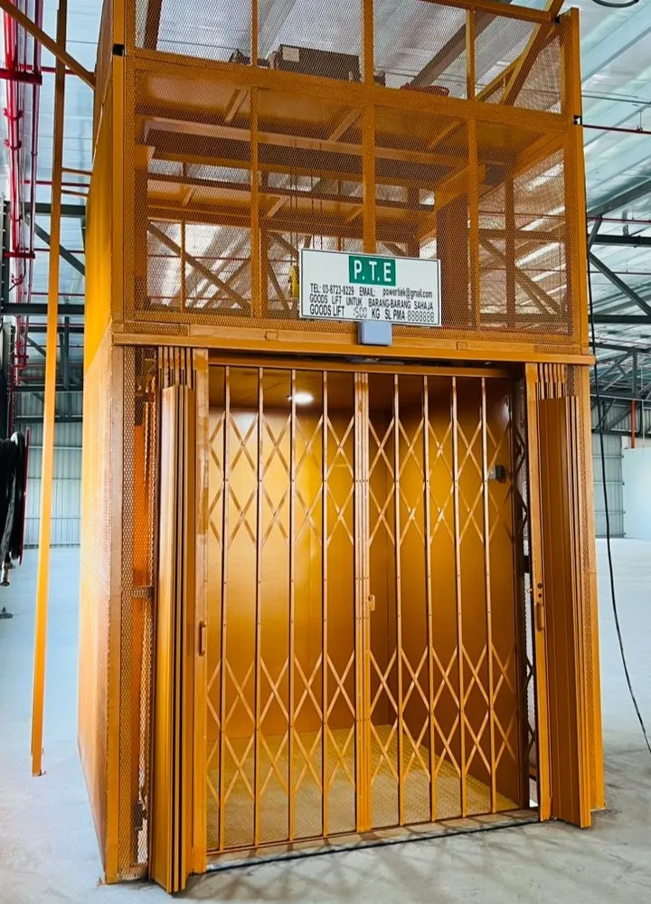Steel Mesh Goods Hoist Semenyih